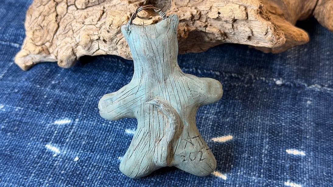 Cat Friend Ornament by Andrew Thornton