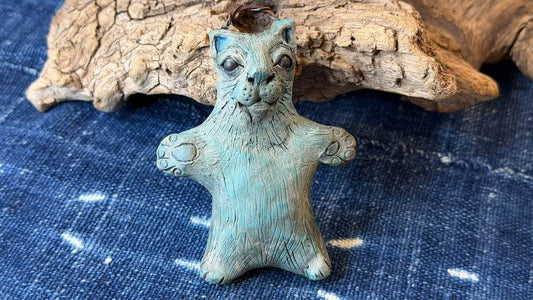 Cat Friend Ornament by Andrew Thornton