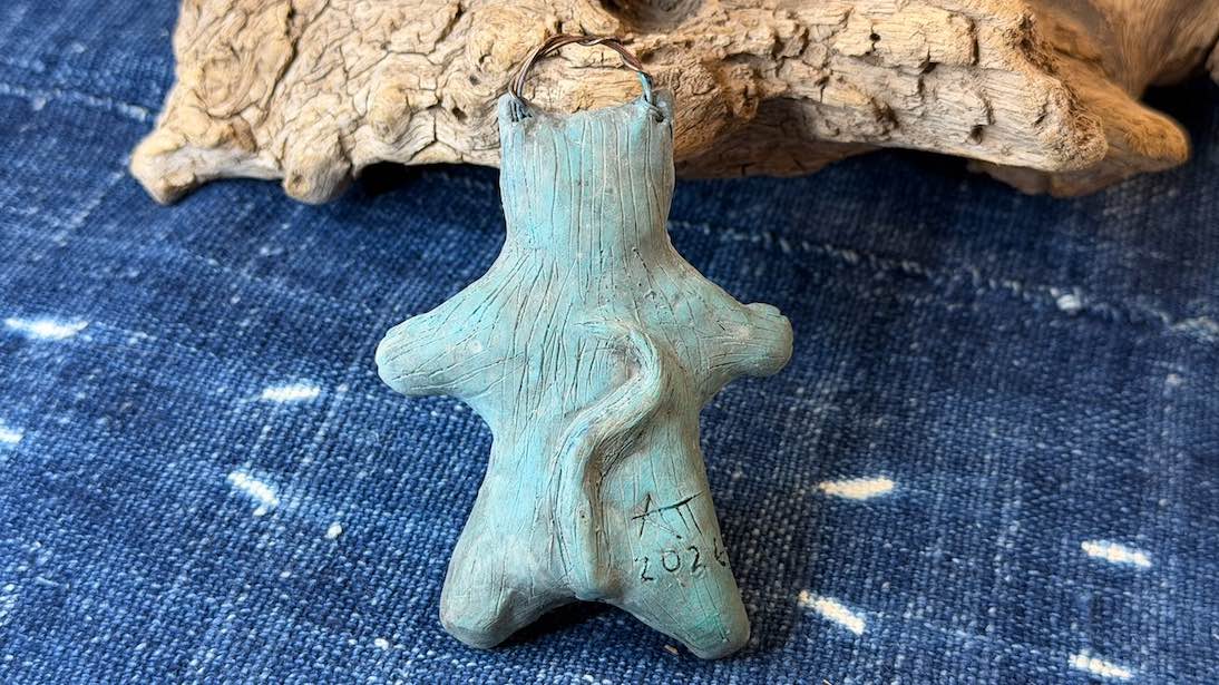 Cat Friend Ornament by Andrew Thornton