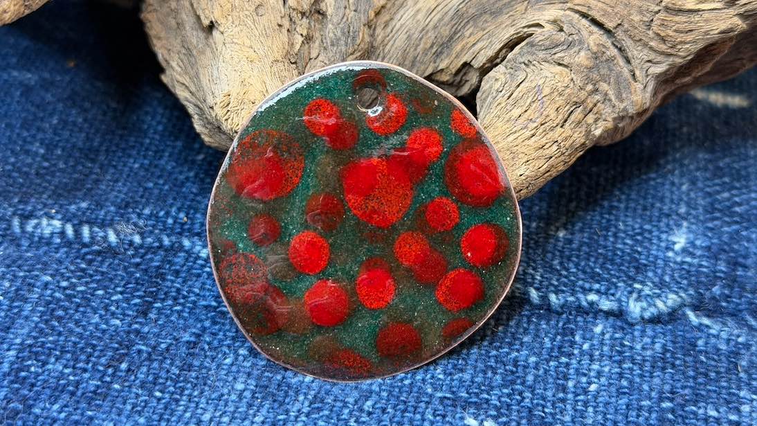 Enamel Pendant by Andrew Thornton