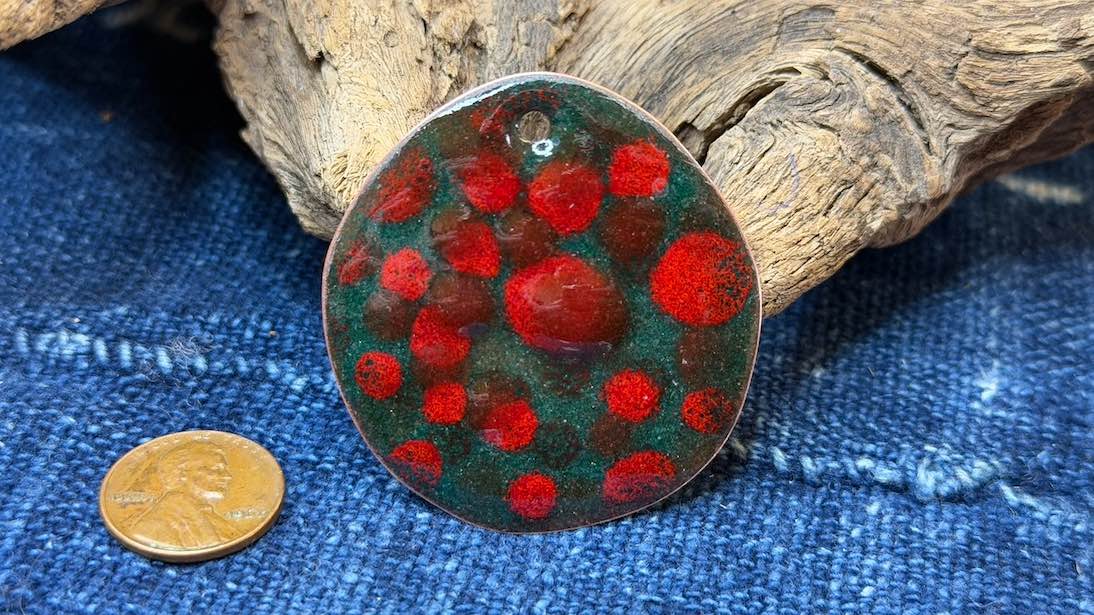 Enamel Pendant by Andrew Thornton