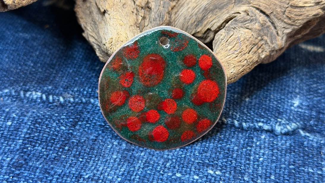 Enamel Pendant by Andrew Thornton