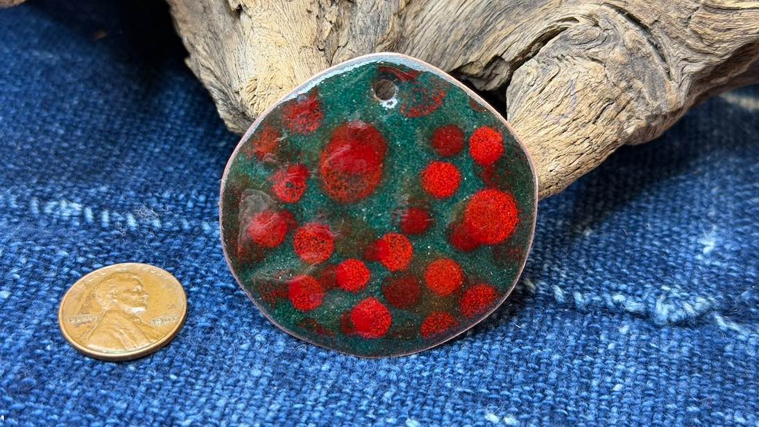 Enamel Pendant by Andrew Thornton