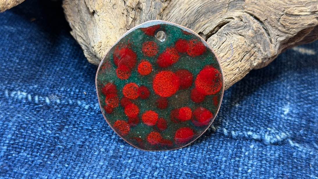 Enamel Pendant by Andrew Thornton