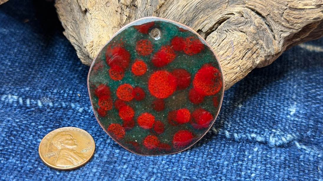 Enamel Pendant by Andrew Thornton