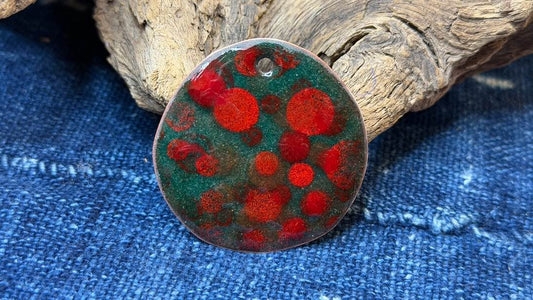 Enamel Pendant by Andrew Thornton