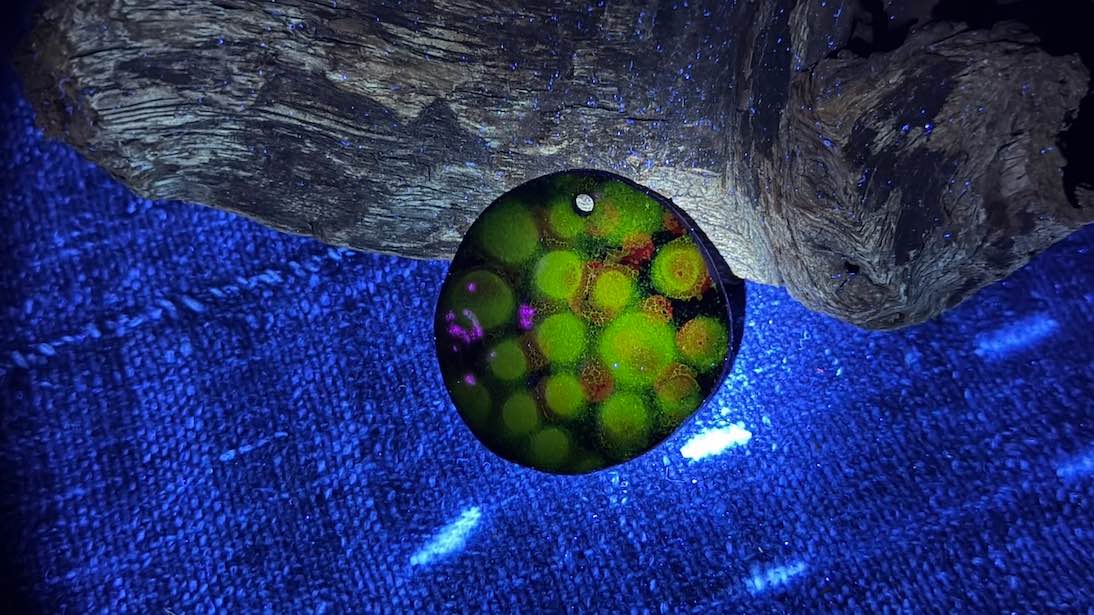 Enamel Pendant by Andrew Thornton