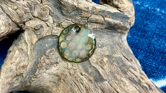 Enamel Pendant by Andrew Thornton