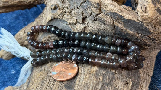 Andalusite Bead Strand - Smooth Rondelles - 6mm - 14"