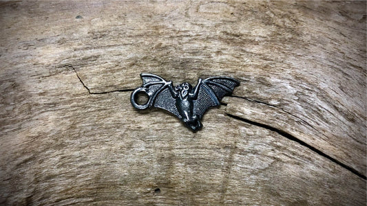 Halloween Charm - Bat - Gunmetal