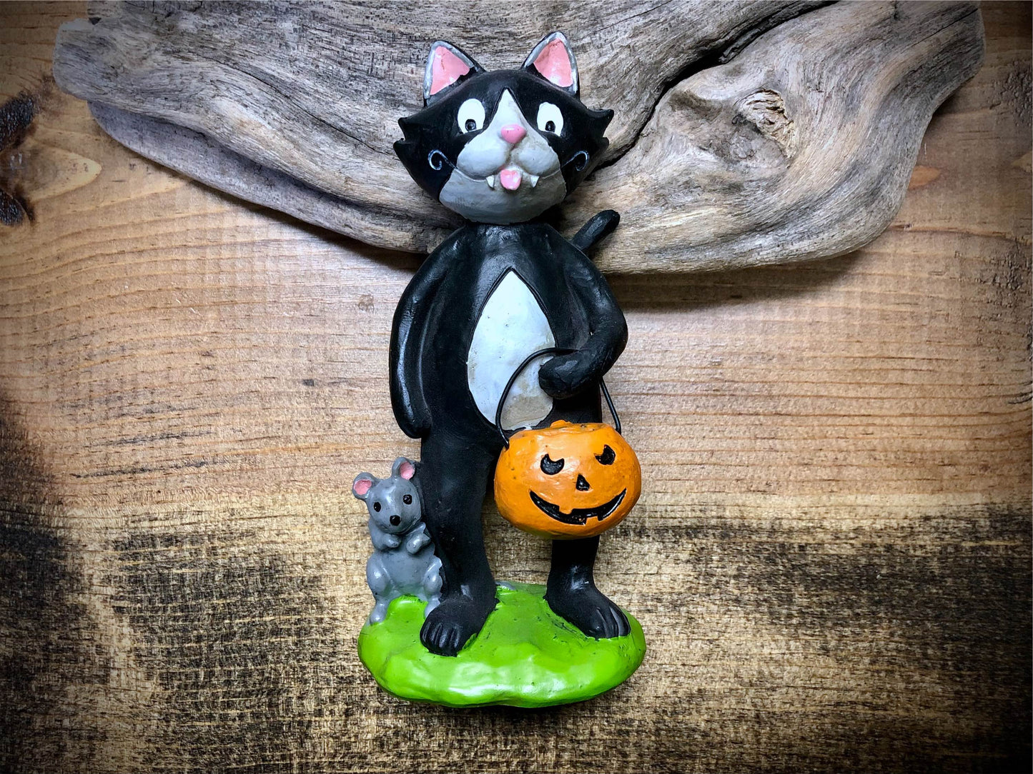 Kitty Hollow Black Cat Figurine