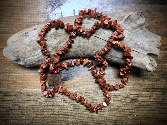 Goldstone Chips - 8mm to 10mm - 34”