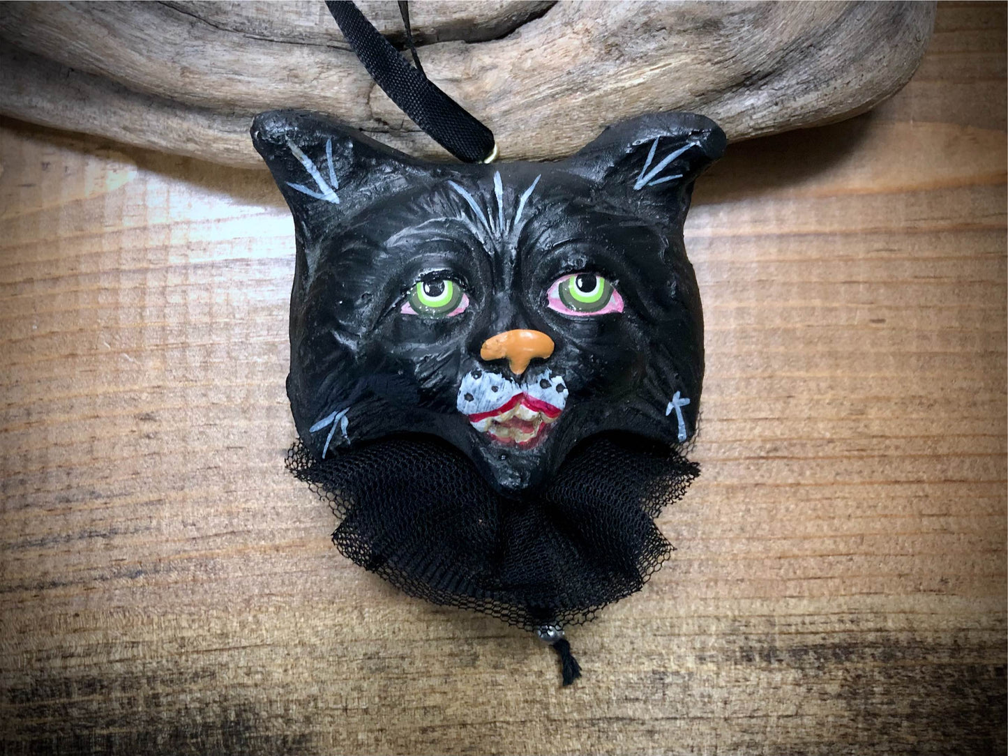 Joe Spencer's Leo Black Cat Ornament