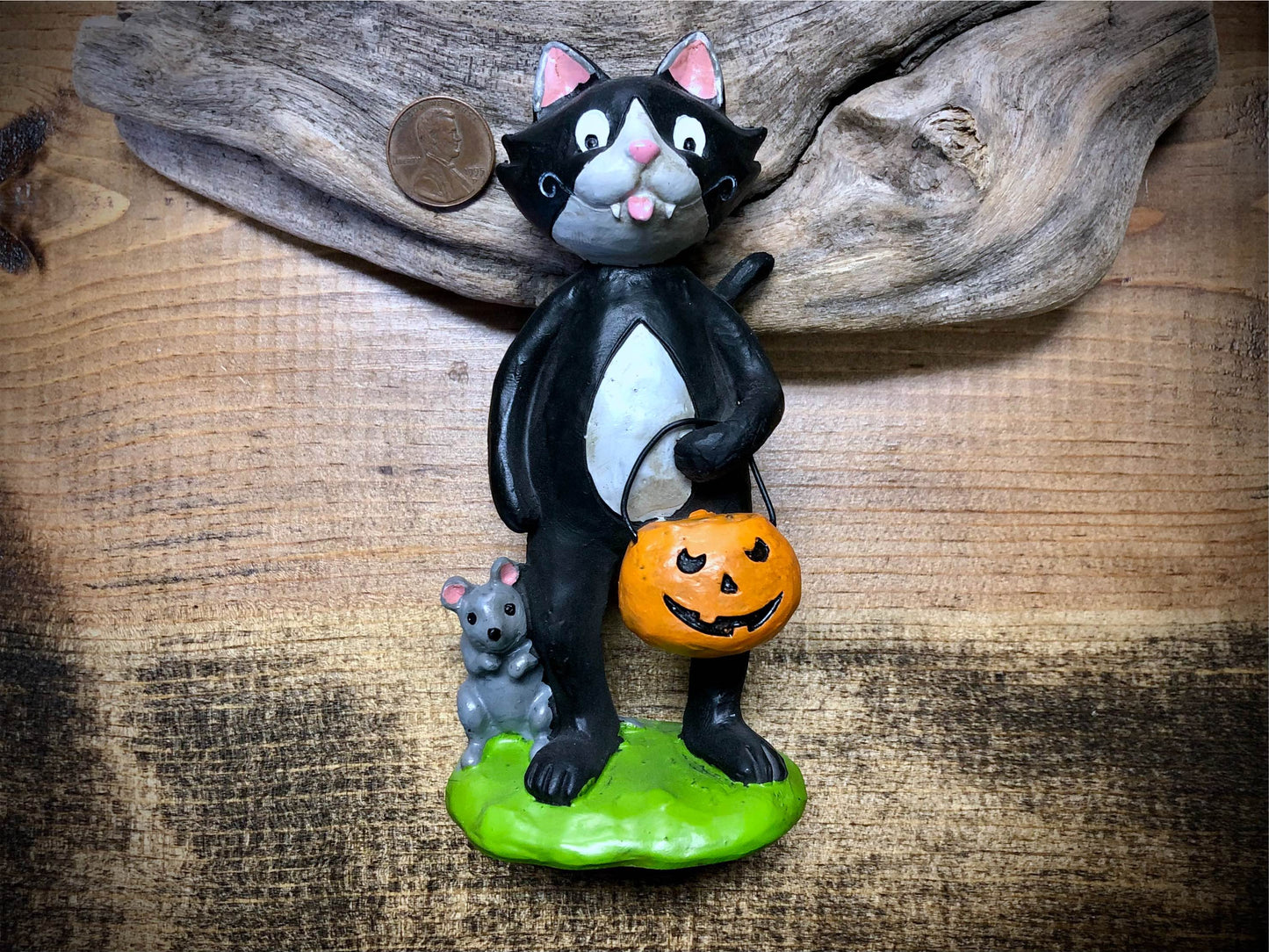Kitty Hollow Black Cat Figurine
