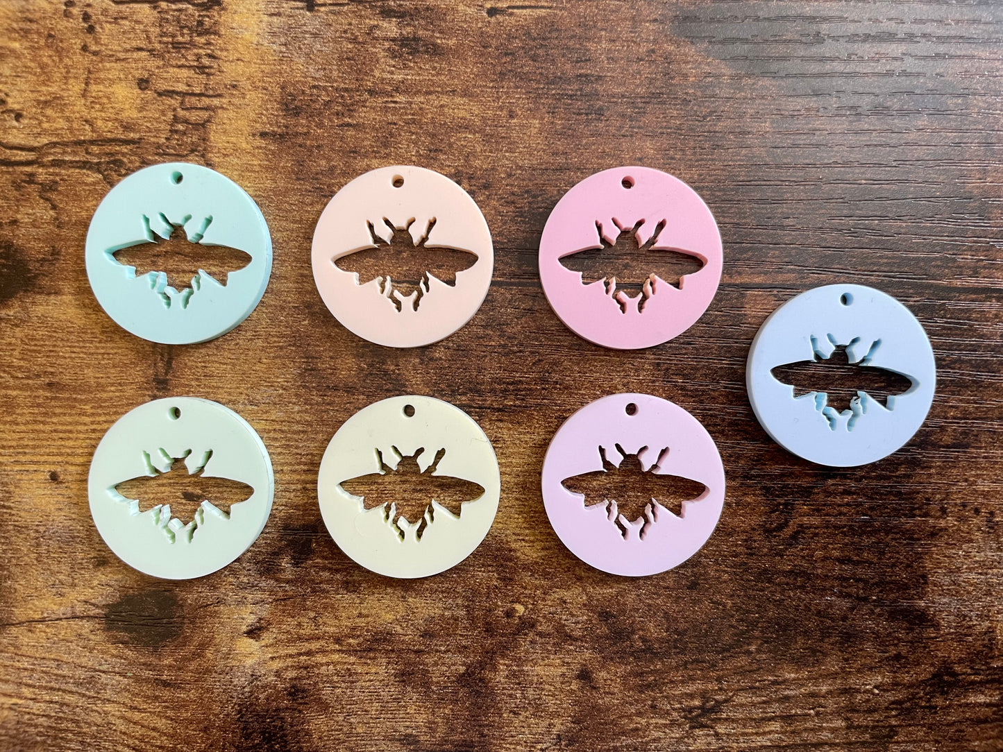 Allegory Gallery Special Edition Springtime Acrylic Cut-Out Pendants—Bee