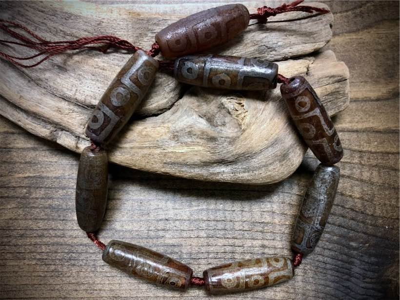 Tibetan sales agate beads