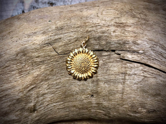 Bronze Sunflower Charm