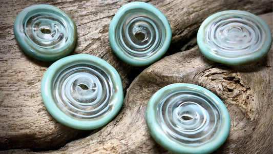 Mystic Moon Artisan Glass Five Bead Set