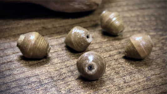 Ugandan Paper Beads - Solid Brown