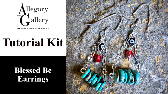 Tutorial Kit—Blessed Be Earrings