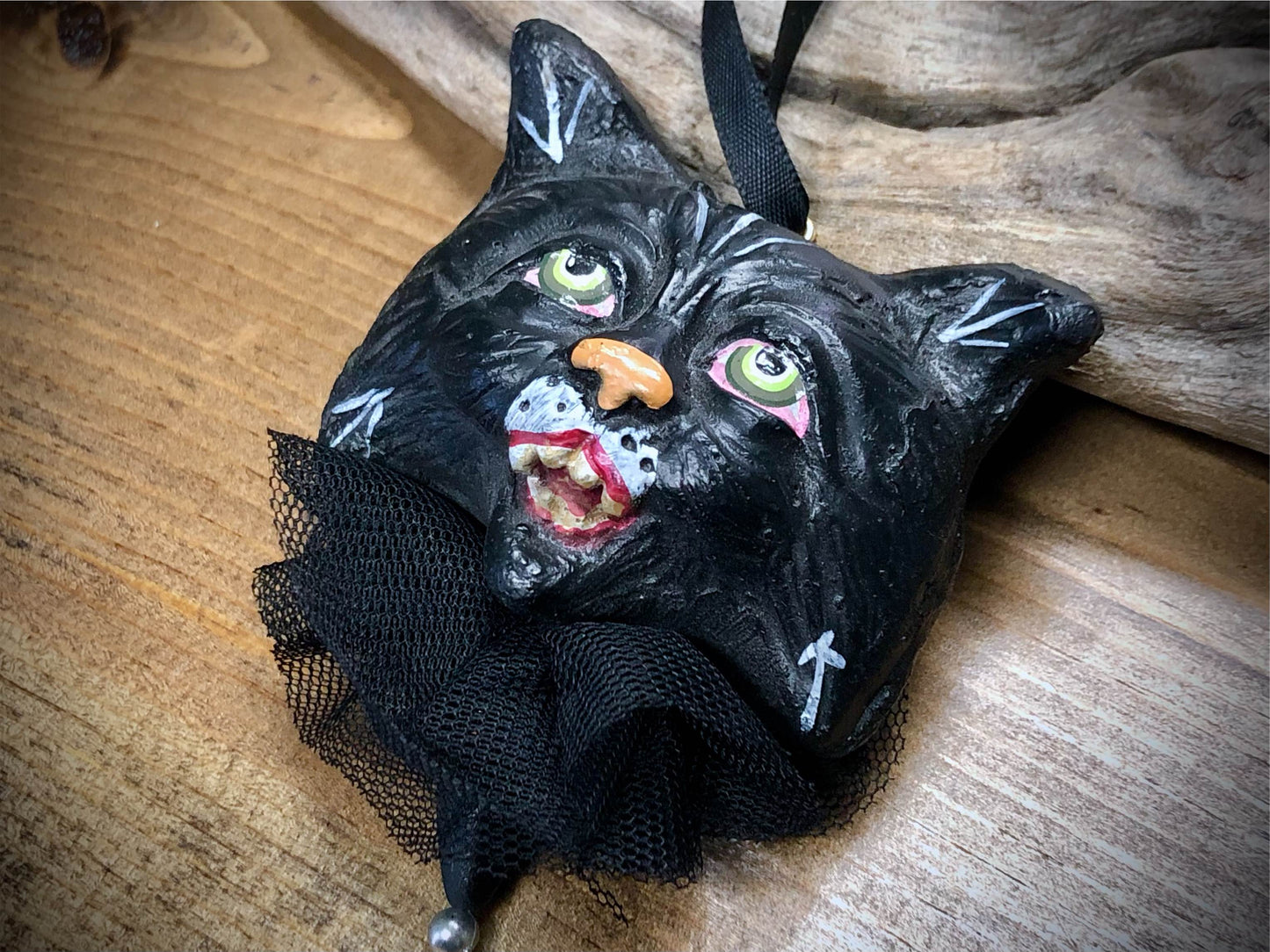 Joe Spencer's Leo Black Cat Ornament
