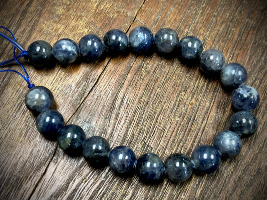 Iolite 10mm Round Beads