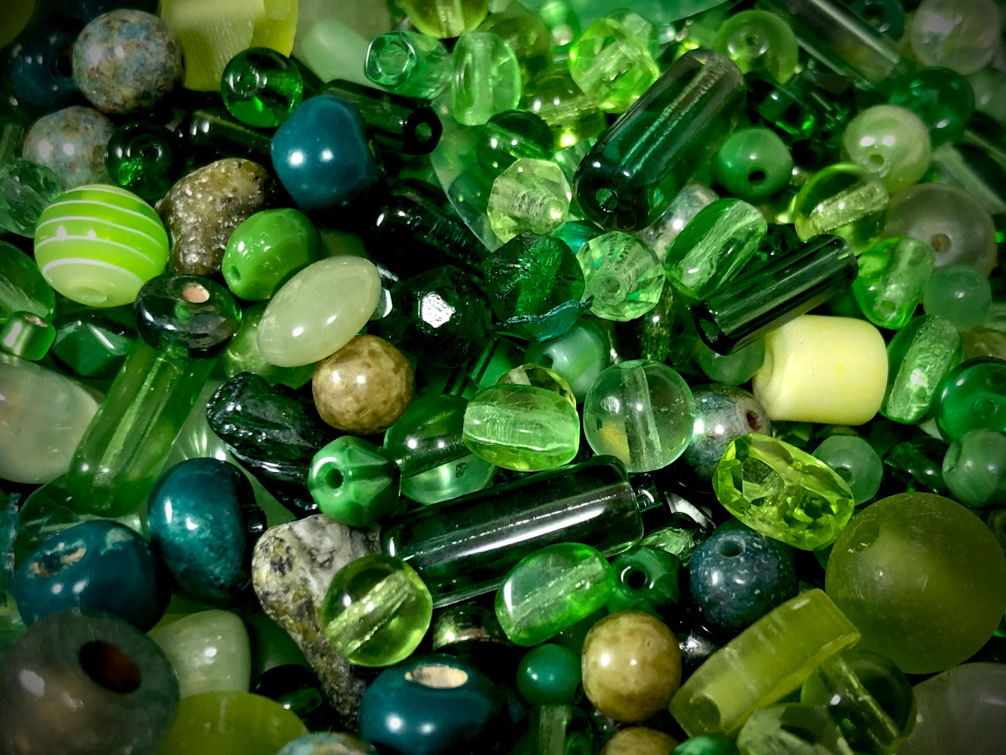Rainbow Luxury Bead Blend — Green