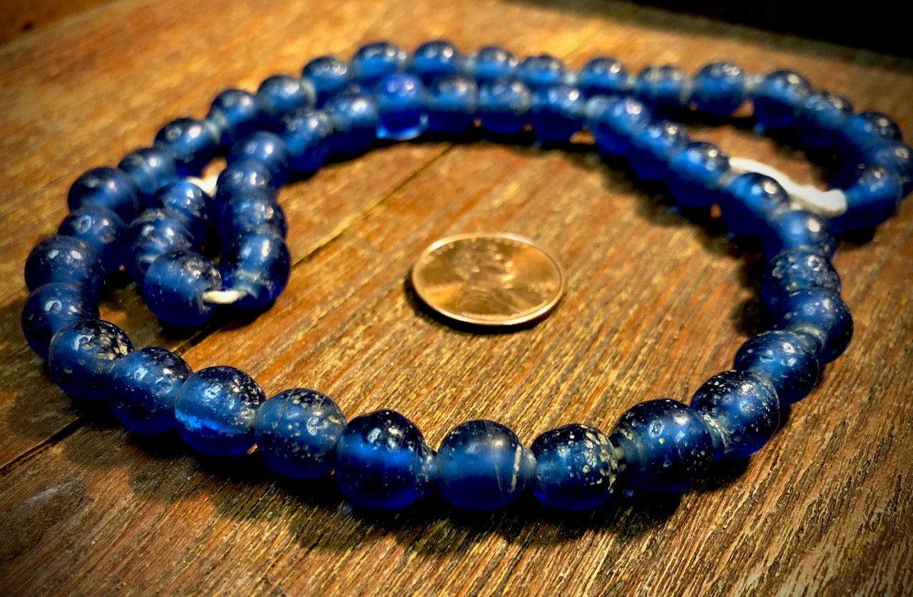 Java Glass Beads—Blue
