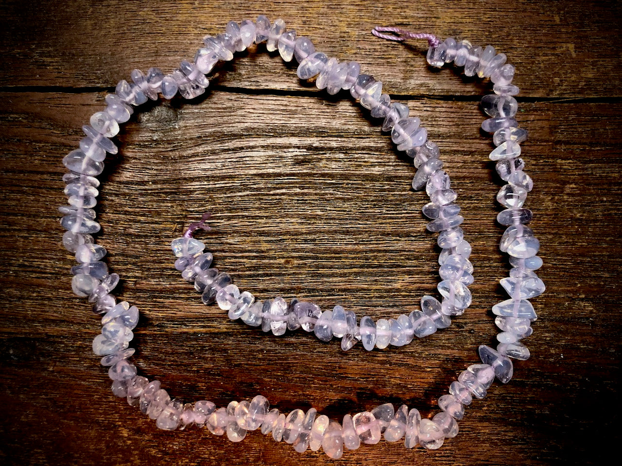 Lavender Amethyst 6x10mm Chip Beads