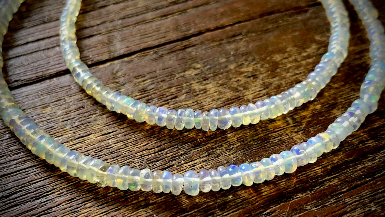 Graduated Opal Rounds Strand/Necklace