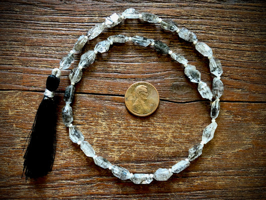 Strand of Herkimer Diamond Beads