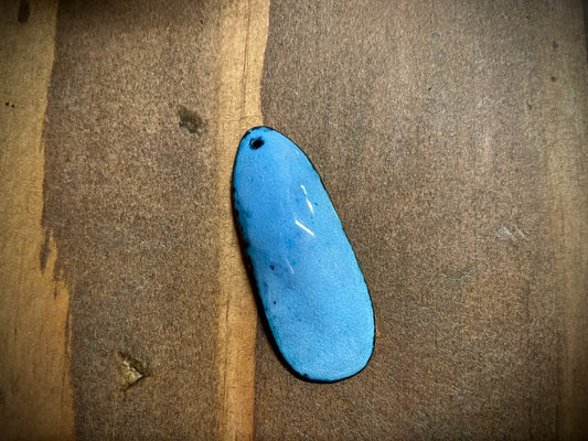 Sky Drop Enameled Pendant