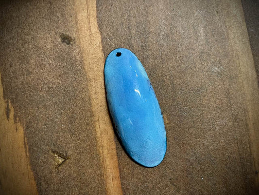 Sky Drop Enameled Pendant