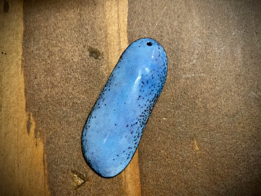 Sky Drop Enameled Pendant