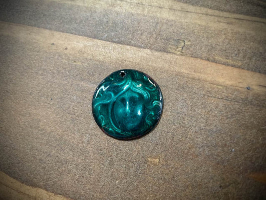 Art Nouveau Enameled Pendant