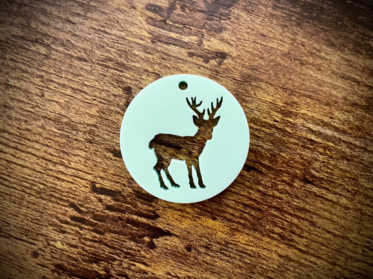 Allegory Gallery Special Edition Springtime Acrylic Cut-Out Pendants—Stag