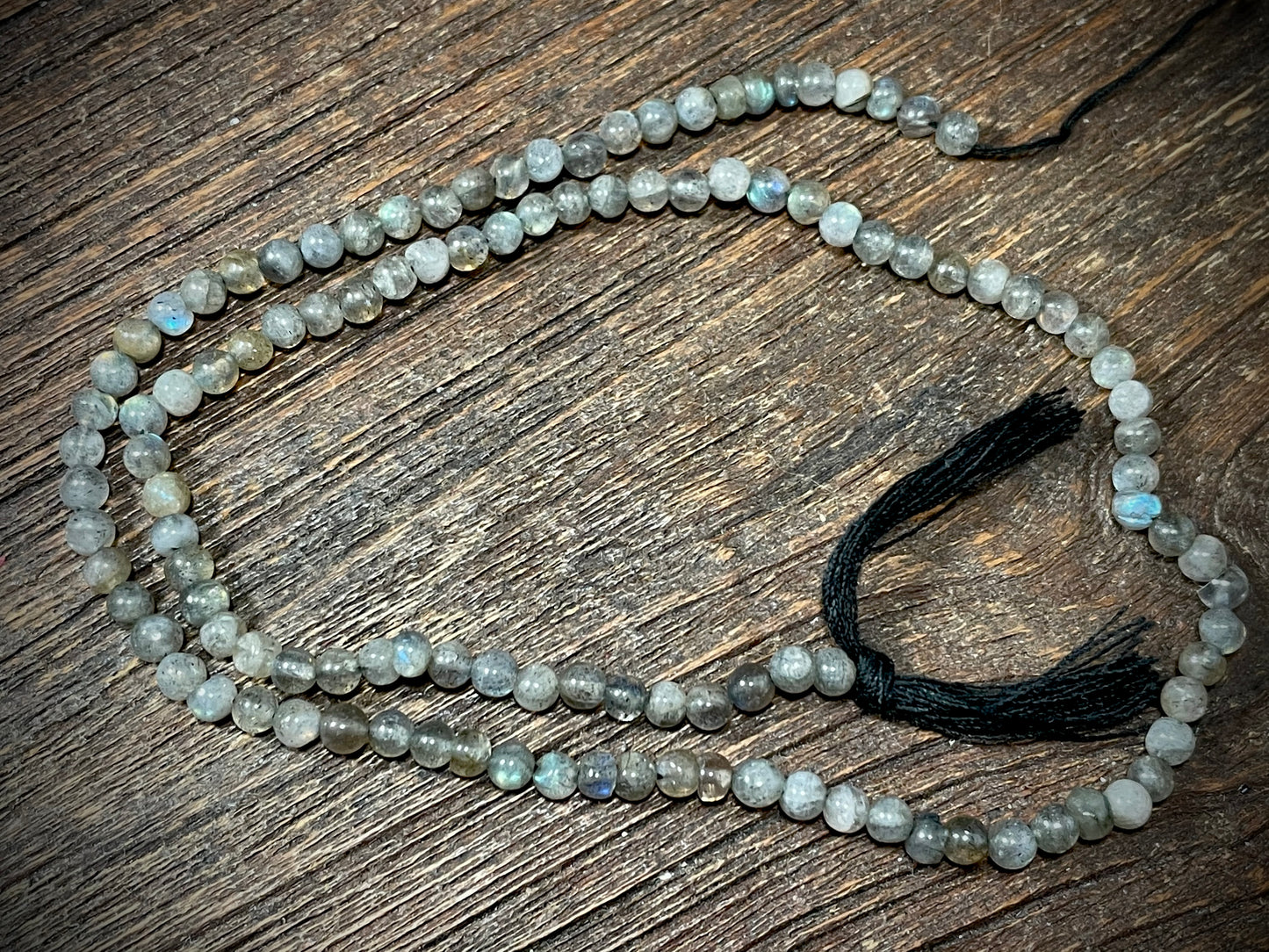 Labradorite 4mm Round Beads