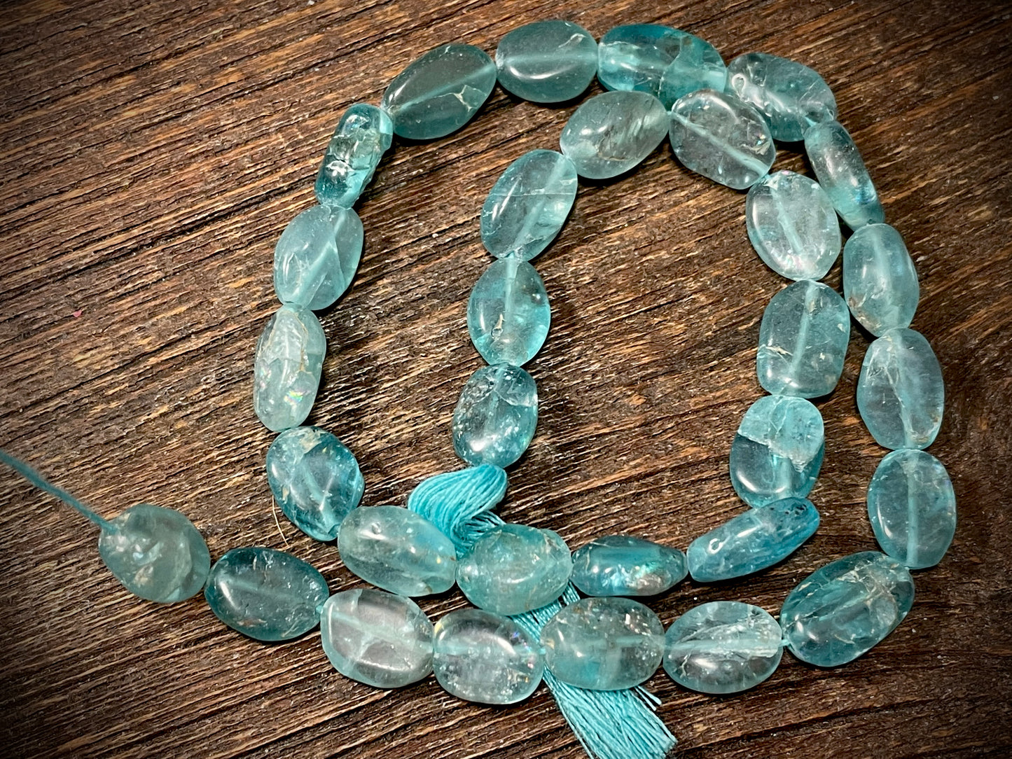 Apatite 8mm x 11mm Oval Beads