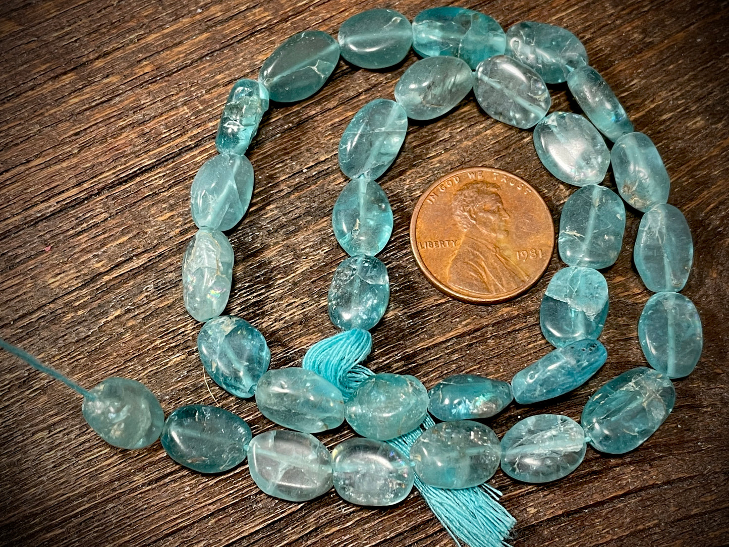 Apatite 8mm x 11mm Oval Beads