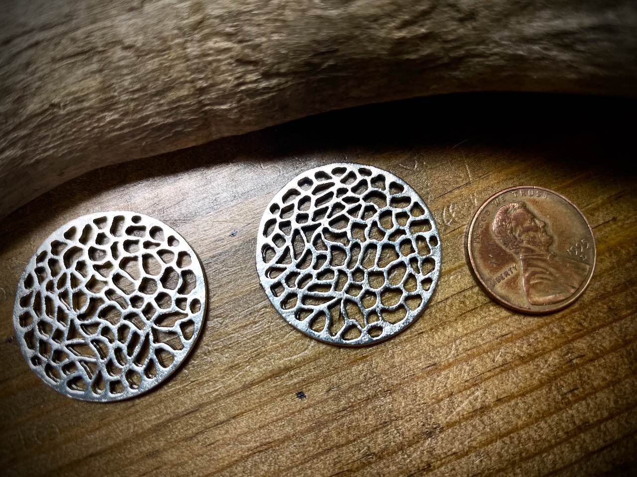 Filigree Connector - Silver Plated