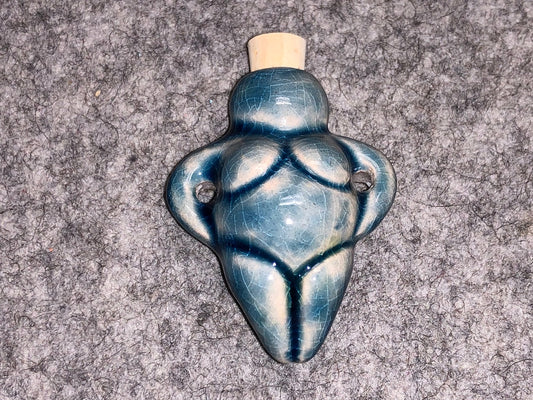 Peruvian Ceramic Vessel—Raku Goddess