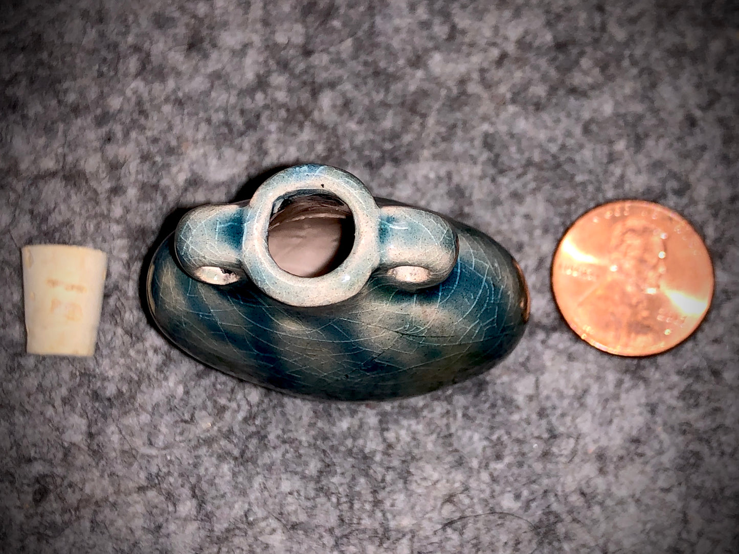 Peruvian Ceramic Vessel—Raku Vase