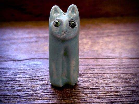 Diane Hawkey Cat Bead - Blue