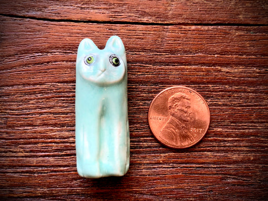 Diane Hawkey Cat Bead - Blue