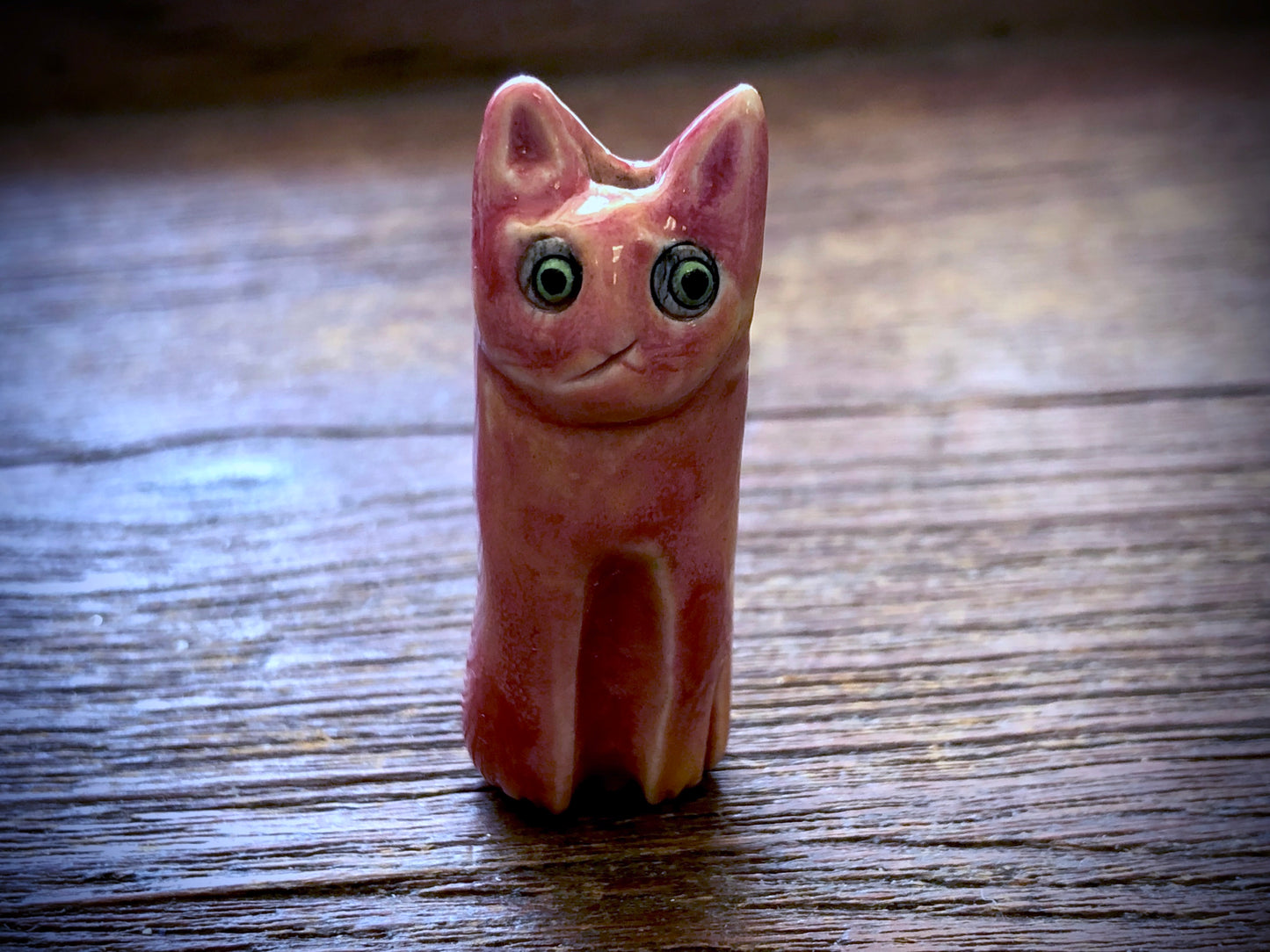 Diane Hawkey Cat Bead - Red