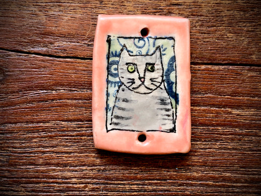 Diane Hawkey Cats Pendant/Connector