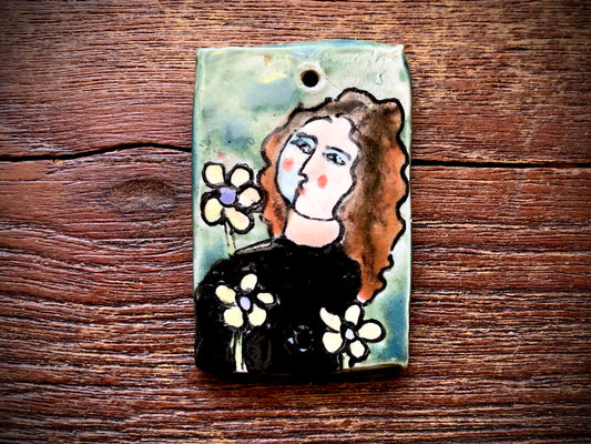 Diane Hawkey Woman Pendant/Connector