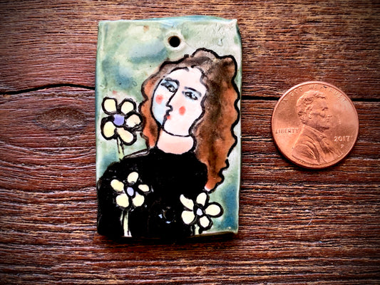 Diane Hawkey Woman Pendant/Connector