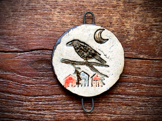 Diane Hawkey Crow Pendant/Connector