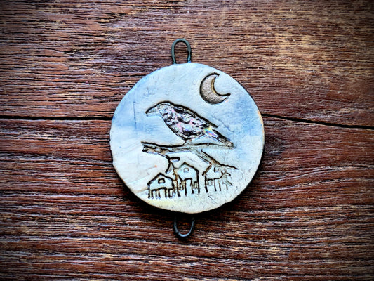 Diane Hawkey Crow Pendant/Connector